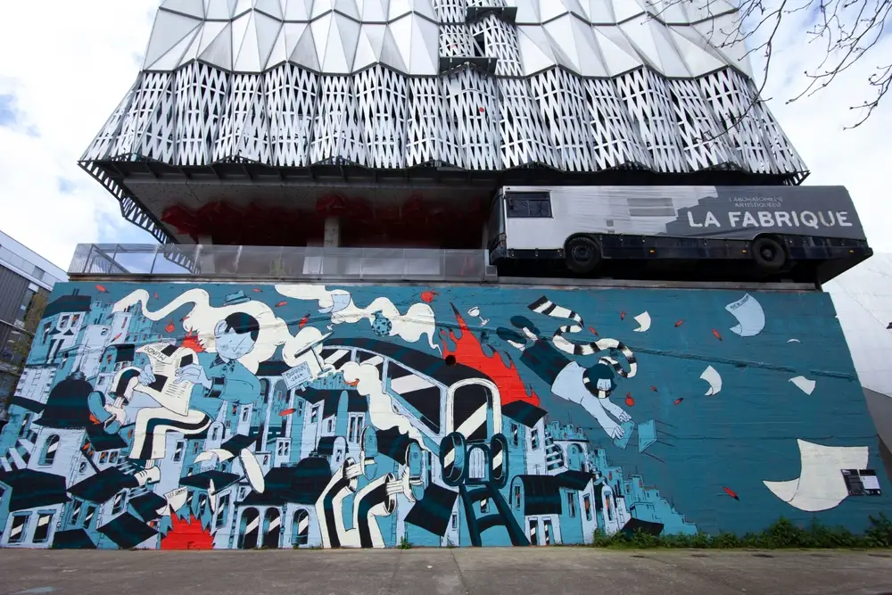 Le nouveau bâtiment de l’école de design, sur l’île de Nantes.